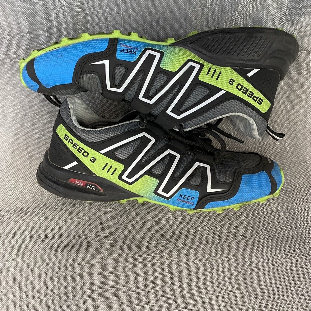 Fashion Keep Running Mens Running Shoes, Sneakers, Multi-color size 42